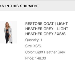 Vuori Heather Gray Jacket